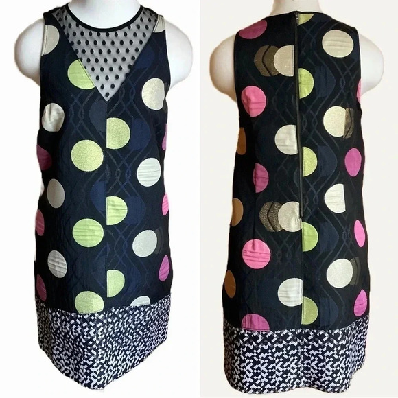 ANTHROPOLOGIE MAEVE Statement Jacquard Dress Size S - Picture 1 of 16